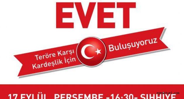  EBSO Ankara’da “Teröre Hayır Kardeşliğe Evet” diyecek