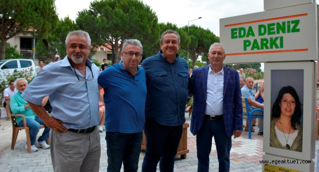 Eda Deniz’in adı Çandarlı’da ölümsüzleşti