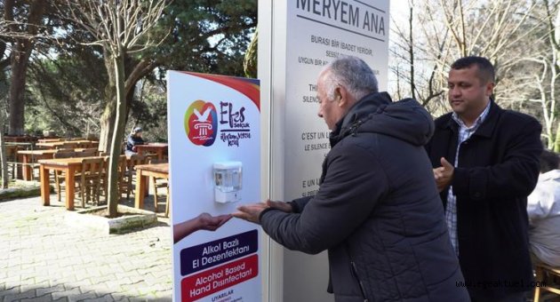 Efes Selçuk'ta virüslere karşı önlem