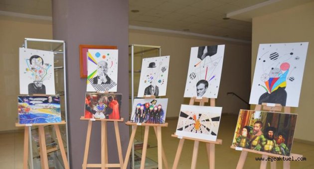 Ege’de “Kolaj Sergisi” sanatseverlerle buluştu