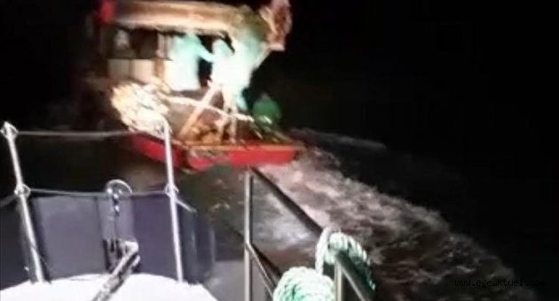 Ege Denizi'nde filmleri aratmayan kovalamaca