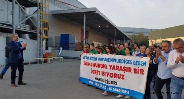 Ege Serbest Bölge'de 550 işçi grev ilanını astı