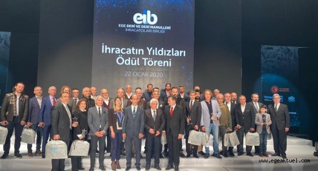 Ege'de deri ihracatçıları ödüllendirildi