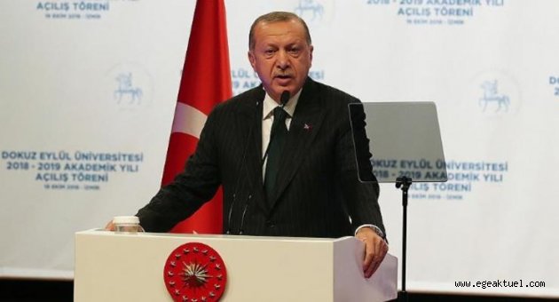 Erdoğan İzmir' konuştu: "Ellerini ovuşturanlar hüsrana uğradı"