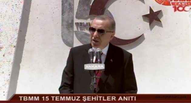 Erdoğan'dan 15 Temmuz Mesajı