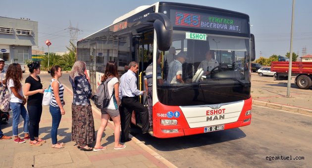 ESHOT’tan sahillere “serin yolculuk”