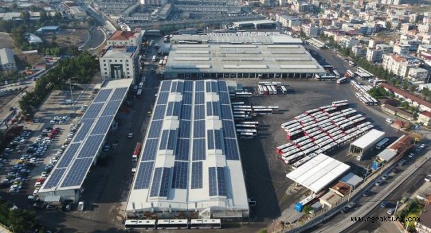 ESHOT'un güneş santrali 1,5 milyon kWh enerji üretti
