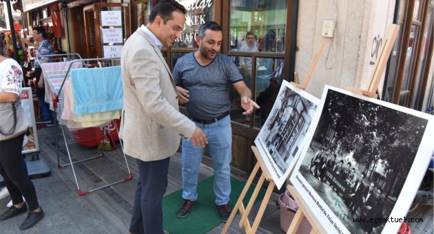 Esnaf vitrinlerinde Bornova