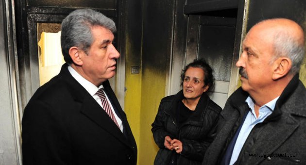 Evi yanan vatandaşa derman oldular