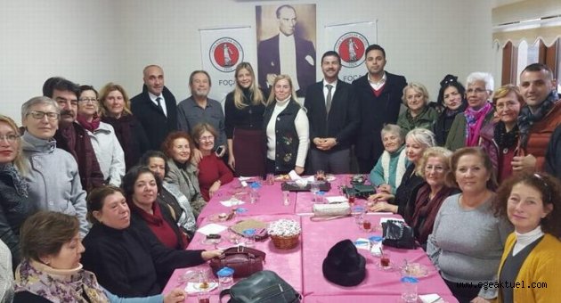 Fatih Gürbüz, Foçalı kadınlarla buluştu