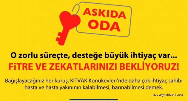 Fitre ve zekatlarınız “askıda oda” olsun