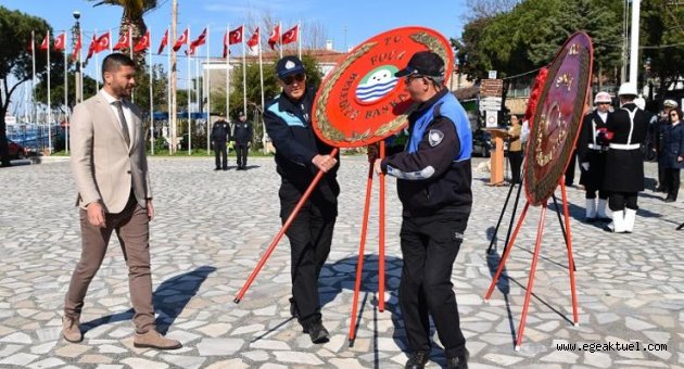 Foça’da Çanakkale Zaferi Anma Töreni