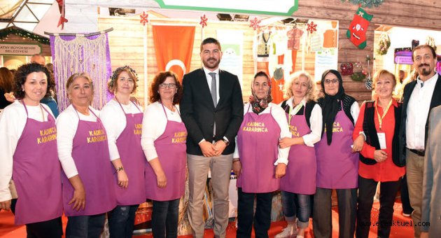 Foça yerel ürünleri lezzetli kış şöleninde