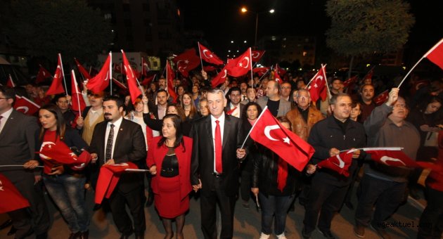 Gaziemir’de 29 Ekim coşkusu