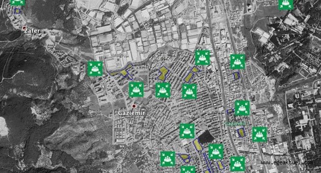 Gaziemir’de afet sonrası 100 bin kişinin toplanabileceği 38 toplanma alanı belirlendi