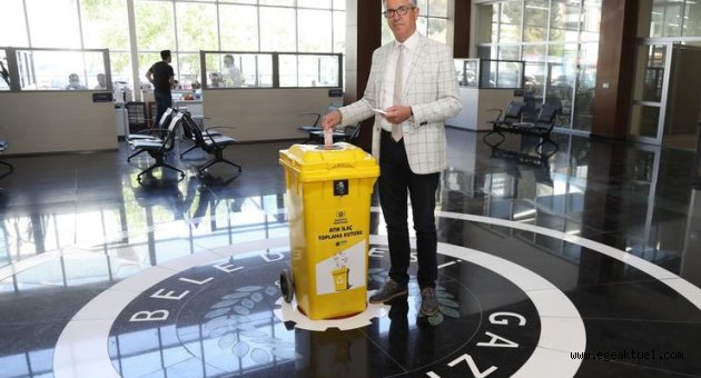 Gaziemir’de atık ilaçlar çöpe gitmeyecek