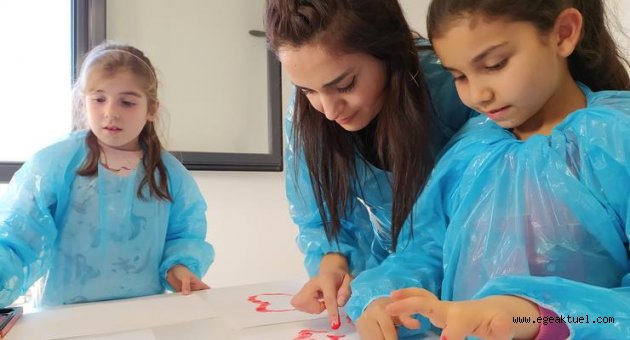 Gaziemir’de çocukların iç dünyasına yolculuk