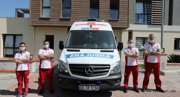 Gaziemir’de hasta nakil araçları yeniden hizmete başladı