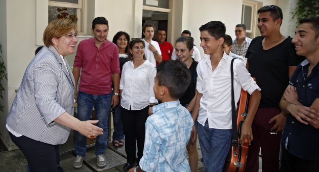 Genç yeteneklere ilk konser kutlaması