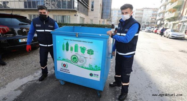 Geri dönüşümden Gaziemir’in kasasına 1 milyon 150 bin lira