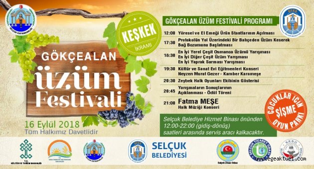 Gökçealan’da üzüm festivali düzenleniyor