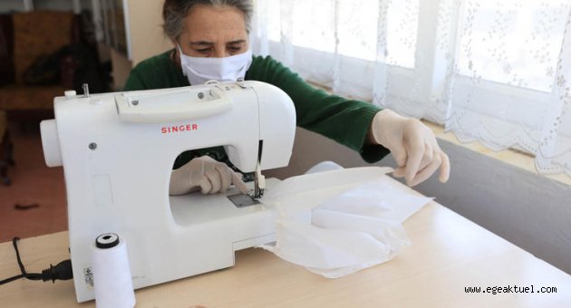 Güzelbahçe Belediyesi 30 bin maske dağıttı