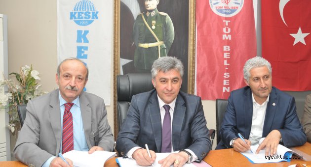 Güzelbahçe’de memurların toplu sözleşme sevinci