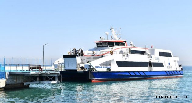 Güzelbahçe vapuru yolcularına "güzel haber"