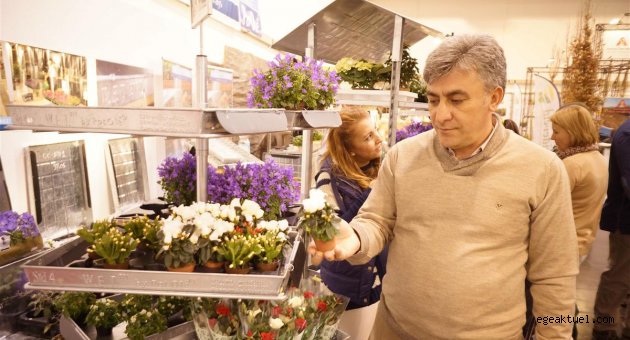 Güzelbahçe’ye Essen Fuarı’ndan çiçek 