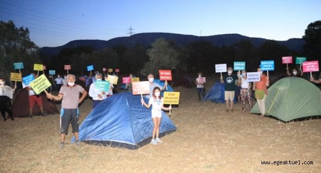 Güzelbahçe'de Go-Kart protestosu