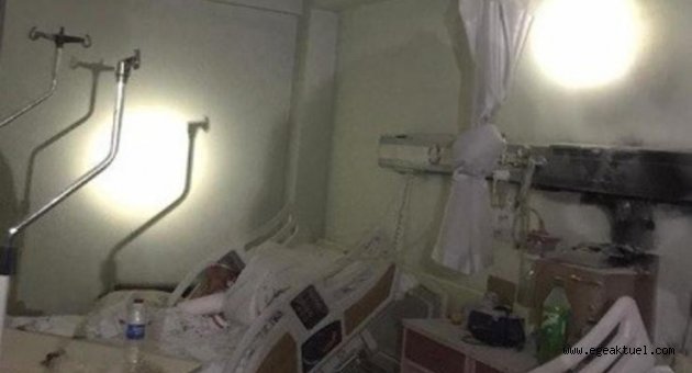 Hastanede korkutan yangın: Bazı hastalar tahliye edildi