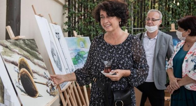 "Hey İzmirli" karikatür sergisi açıldı