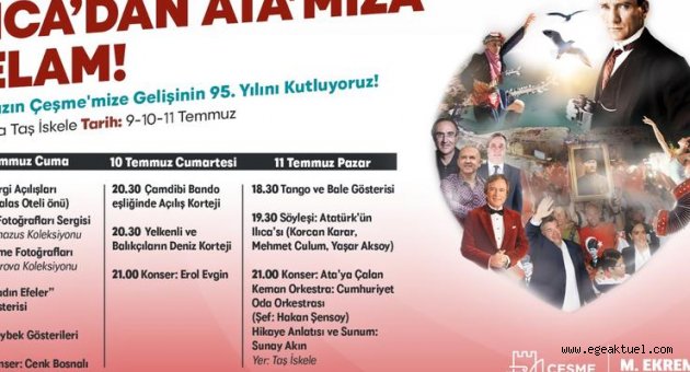Ilıca’dan Ata’mıza selam!