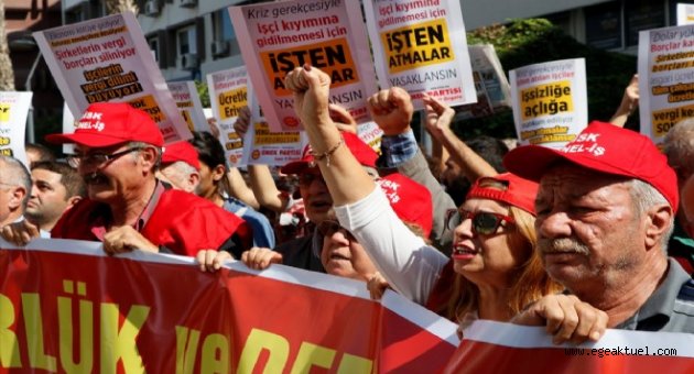 İşçiler yarım gün iş bıraktı