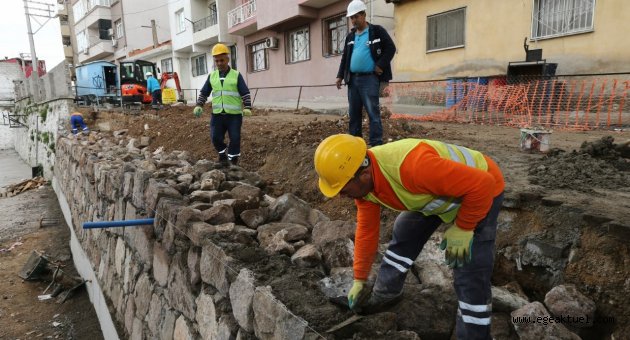 İstinat duvarı daha sağlam olacak
