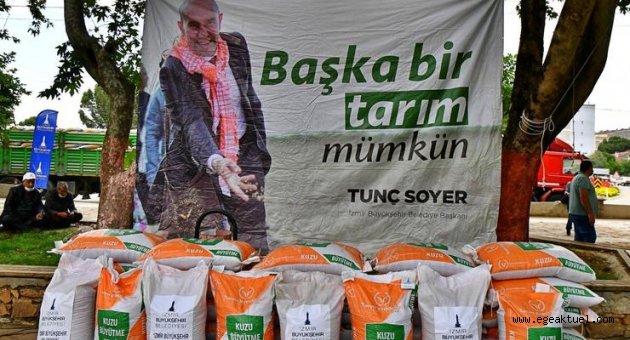 İzmir Büyükşehir Belediyesi Muğla’daki üreticilere omuz veriyor
