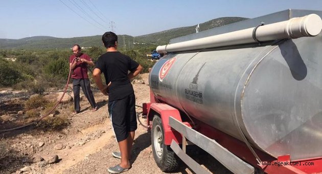İzmir Büyükşehir Belediyesi’nin dağıttığı tanker felaketi önledi
