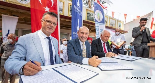 İzmir Büyükşehir’in eli Alaşehir’deki üreticilere kadar uzandı