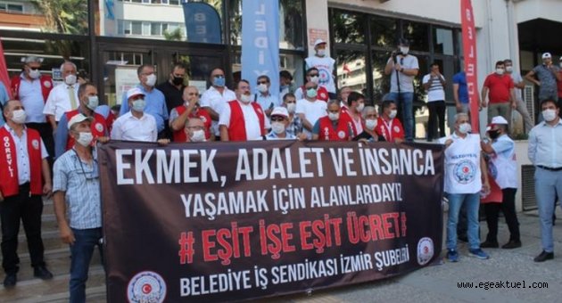 İzmir Büyükşehir'e işçiler grev kararı astı