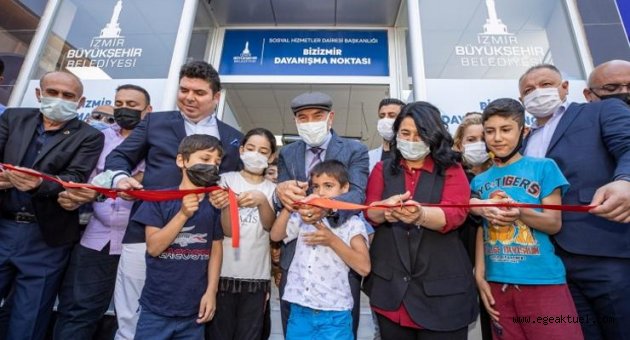 İzmir’de dört Bizİzmir Dayanışma Noktası hizmete açıldı