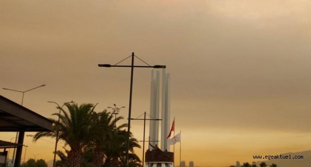 İzmir’de panikleten hava