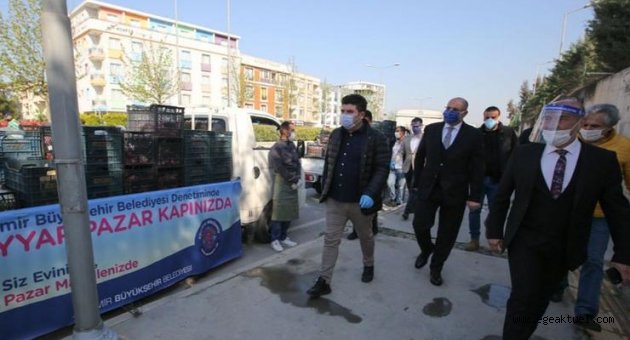  İzmir’de ‘Seyyar Pazar’ dönemi başladı