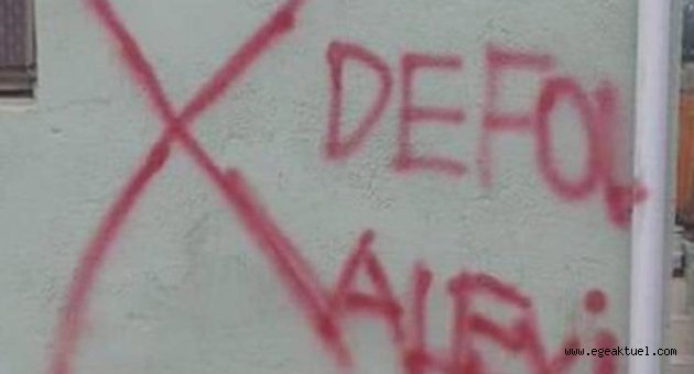 İzmir’deki çirkin duvar yazısıyla ilgili AKP’den tepki!