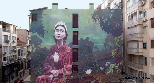 İzmir duvar resimleriyle de fark yaratıyor