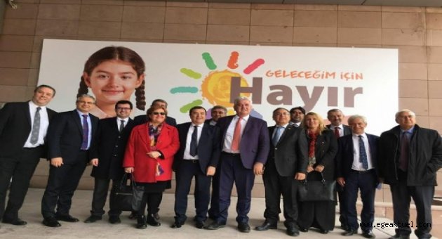 İzmir’in başkanlarından Başkent’te 'hayır' mesaisi