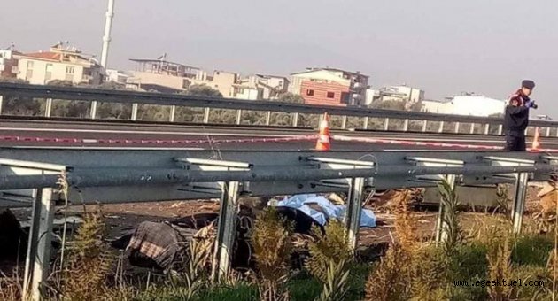 İzmir-İstanbul otobanında feci kaza: 1 ölü, 1 yaralı