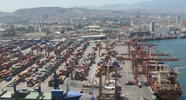 İzmir'de ihracat arttı, ithalat azaldı