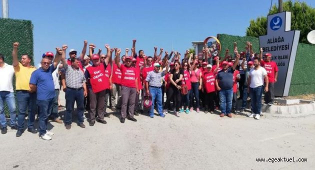 İzmir'de işçilerden iş bırakma eylemi!