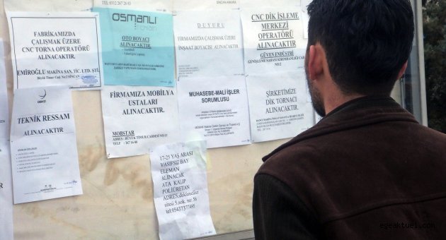 İzmir'de işsizlik düşmüş