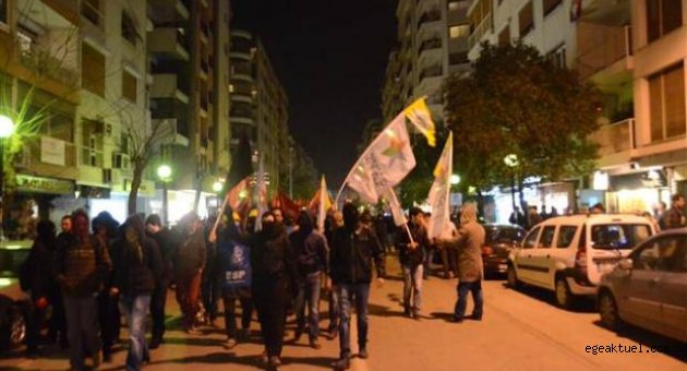 İzmir'de İzinsiz Gösteri
